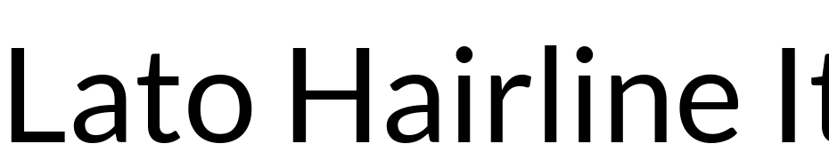 Lato Hairline Italic Schrift Herunterladen Kostenlos